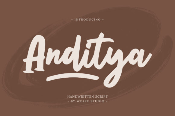 Anditya: A Handwritten Font That Elevates Web Design