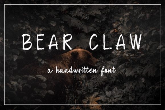Bear Claw Font: A Crafters’ Best Friend for Handmade Projects