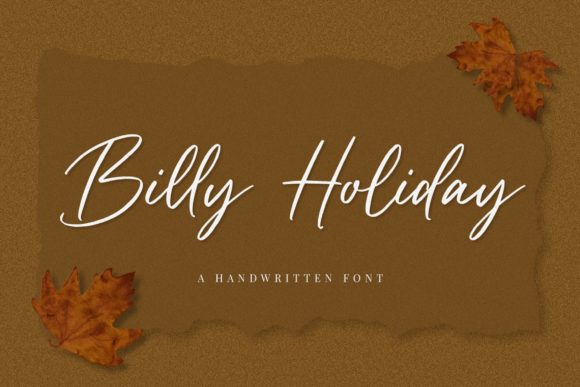Billy Holiday: A Timeless Handwritten Font for Editorial Design