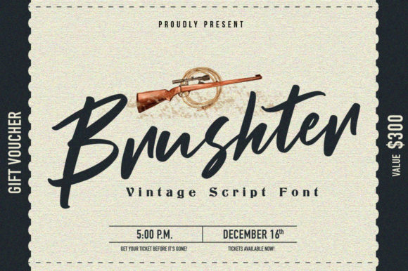 Brushter: A Timeless Script Font for Web Design