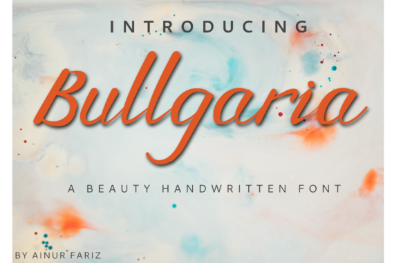 Bullgaria: A Font That Breathes Life Into Your Craft