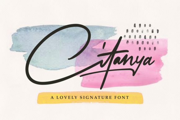 Citanya: A Handwritten Font for Digital Design
