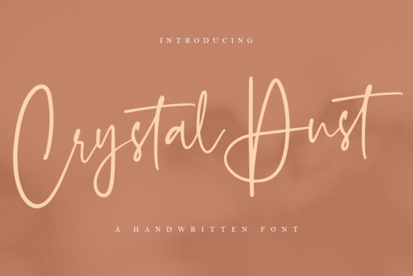 Crystal Dust: A Handwritten Font for Creative Branding