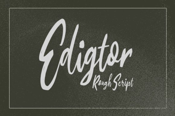Edigtor: The Timeless Handwritten Font for Impactful Digital Design