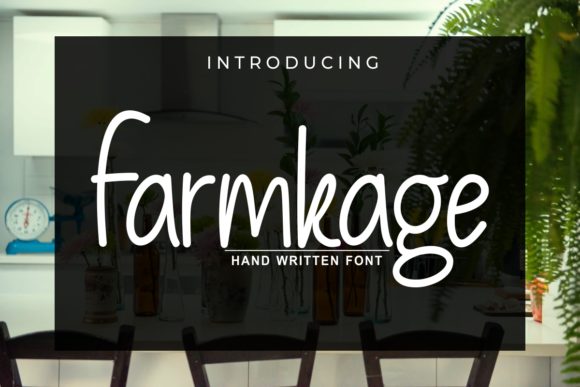 Farmkage: A Handwritten Font That Elevates Branding