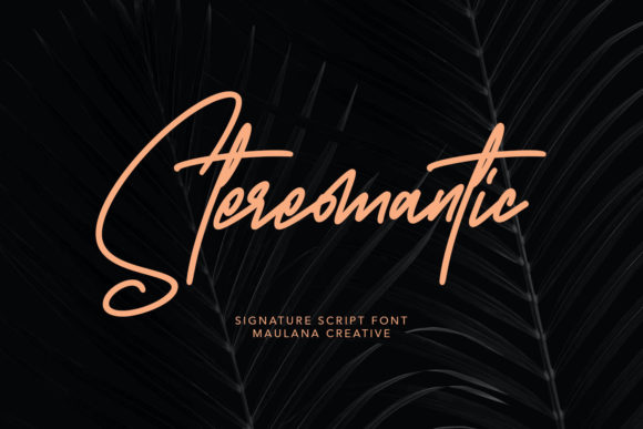 Font Choice That Speaks Volumes: Stereomantic in Action