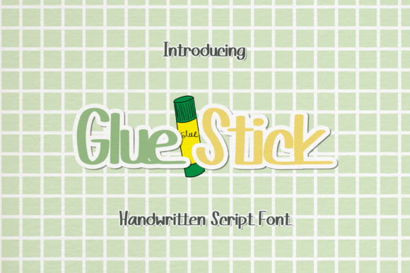Glue Stick: A Playful Font for Digital Design