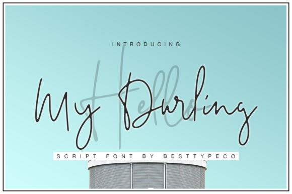 Hello My Darling: A Handwritten Font for Creative Crafters