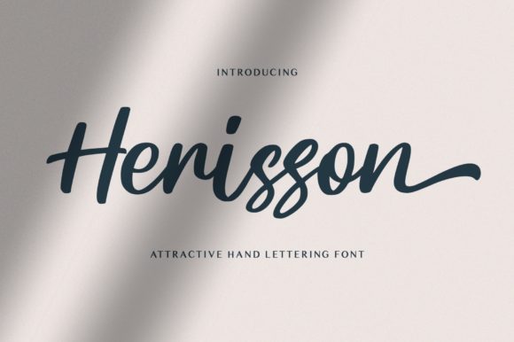 Herisson: A Timeless Script Font for Creative Branding