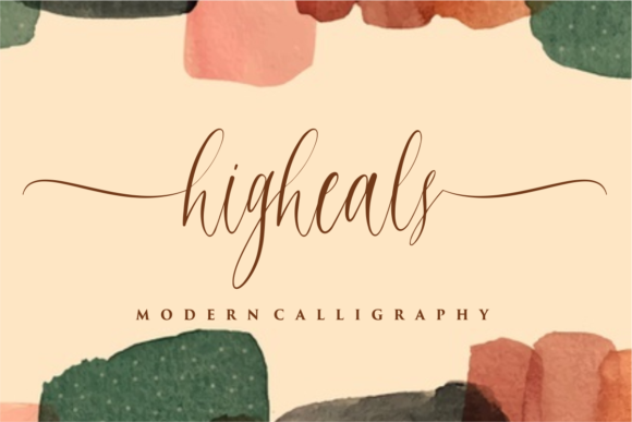 Higheals Font for Campaign Creatives