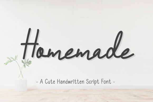 Homemade: A Handwritten Font for Editorial Design