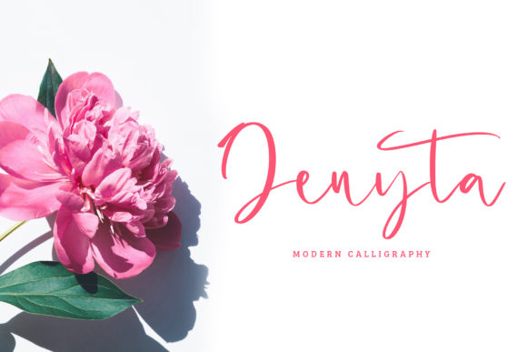 Jenyta: A Handwritten Font for Modern Editorial Design