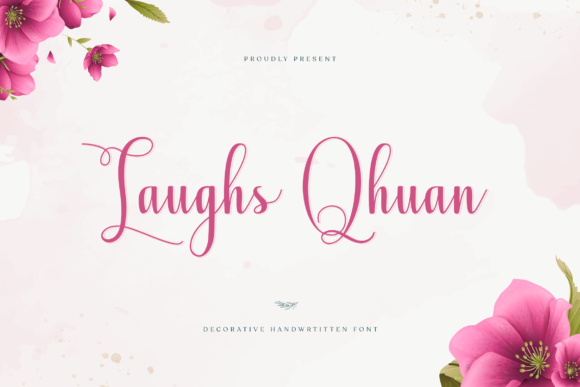 Laughs Qhuan: A Handwritten Font for Creative Crafters
