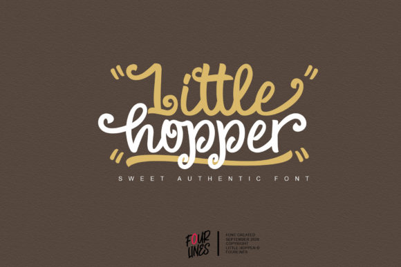 Little Hopper: A Handwritten Font for Editorial Design