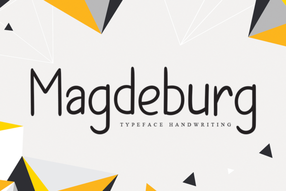 Magdeburg: A Modern Handwritten Font for Editorial Design