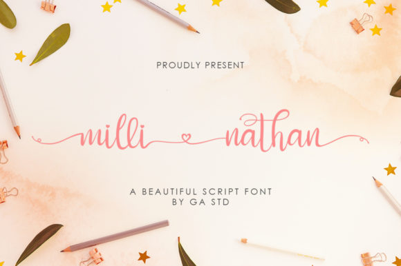 Milli Nathan: A Script Font for Creative Campaigns