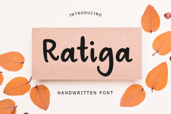 Ratiga: A Handwritten Font That Elevates Handmade Creations