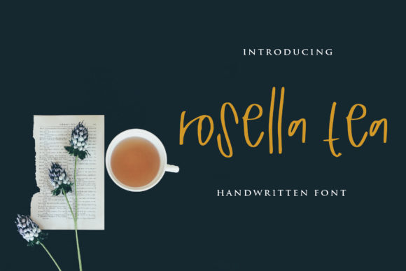 Rosella Tea: A Delicate Script for Branding Projects