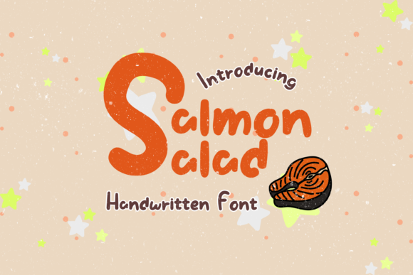 Salmon Salad: A Handwritten Font for Editorial Creativity