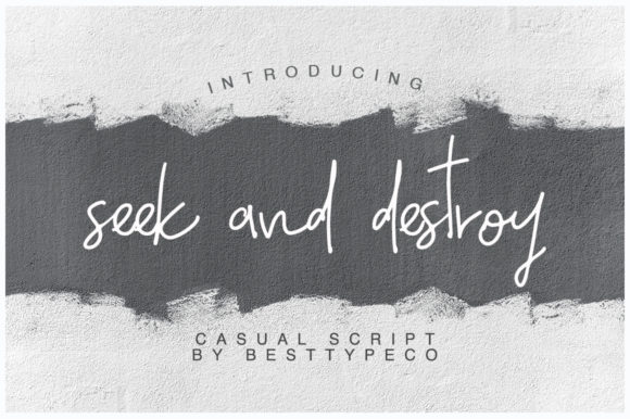 Seek and Destroy: A Font for Editorial Expression