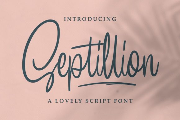 Septillion: A Versatile Handwritten Font for Creative Branding