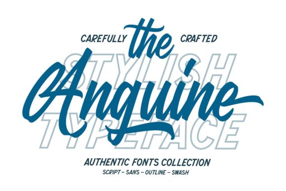 The Anguine: A Handwritten Font for Editorial Expression