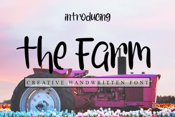 The Farm: A Handwritten Font for Crafters and Designers