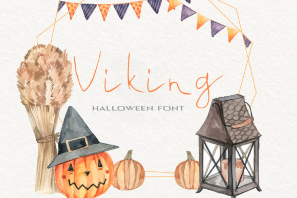 Viking: A Spooky Script Font for Halloween and Beyond