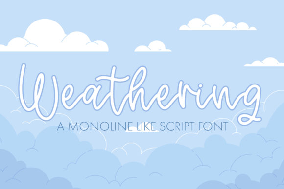 Weathering: A Handwritten Font for Warm Branding