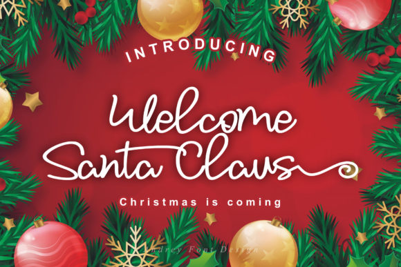 Welcome Santa Claus Font Review